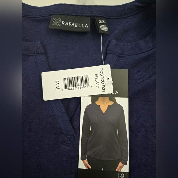 Navy Long Sleeve Top - Picture 2 of 3